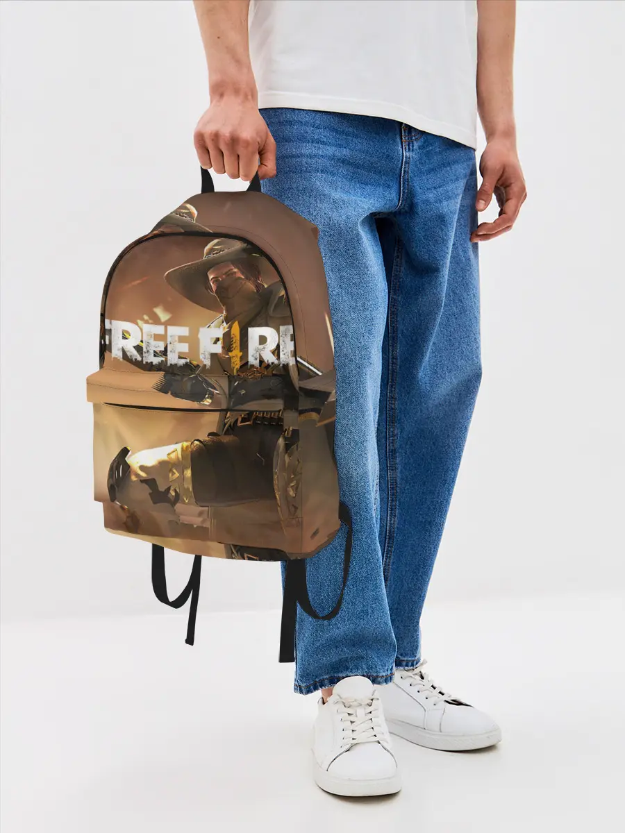 Рюкзак джинсовый / FREE FIRE