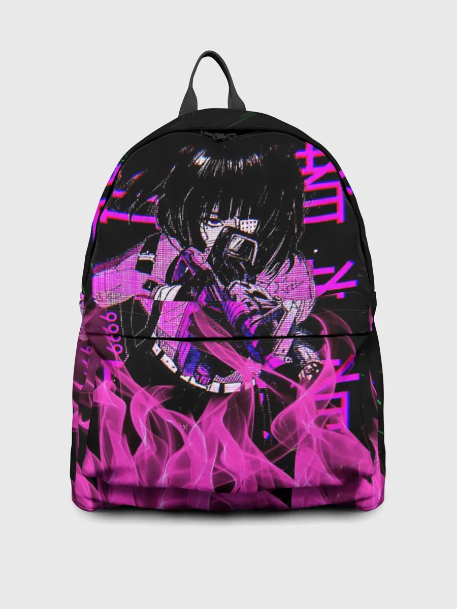 Рюкзак джинсовый / Аниме Девушка Киберпанк