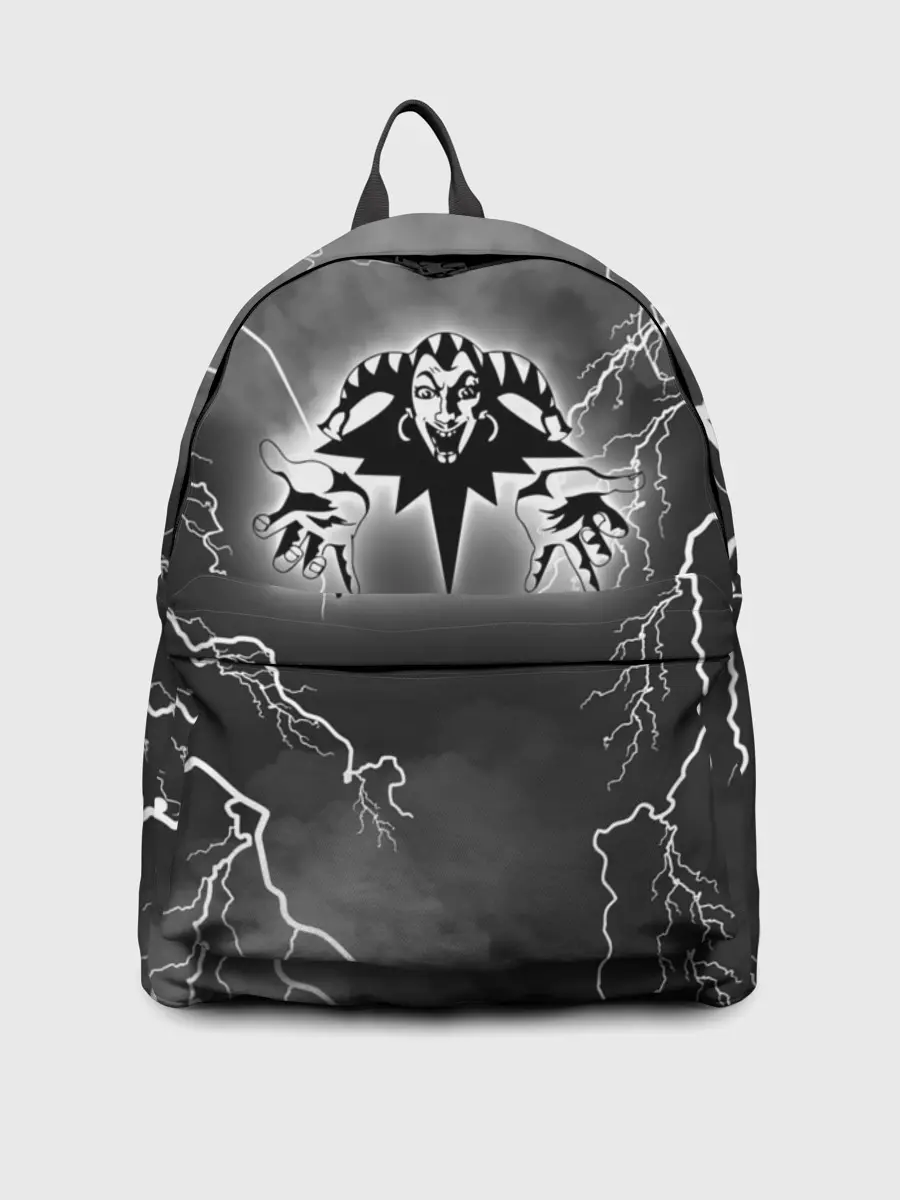 Рюкзак джинсовый / КОРОЛЬ И ШУТ | МОЛНИЯ