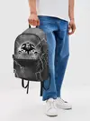 Рюкзак джинсовый / КОРОЛЬ И ШУТ | МОЛНИЯ