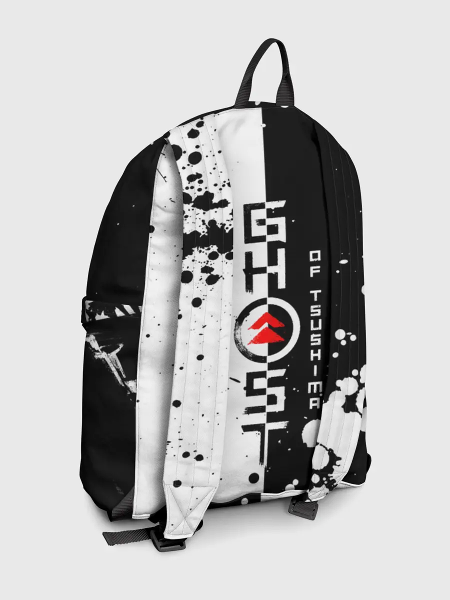 Рюкзак джинсовый / Самурай | ЧБ | Лого