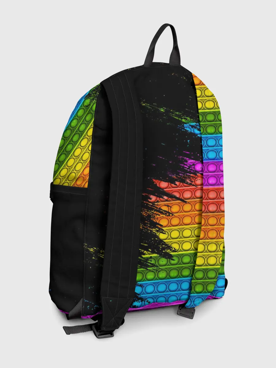 Рюкзак джинсовый / ИГРУШКА POP it | ПОП-ИТ