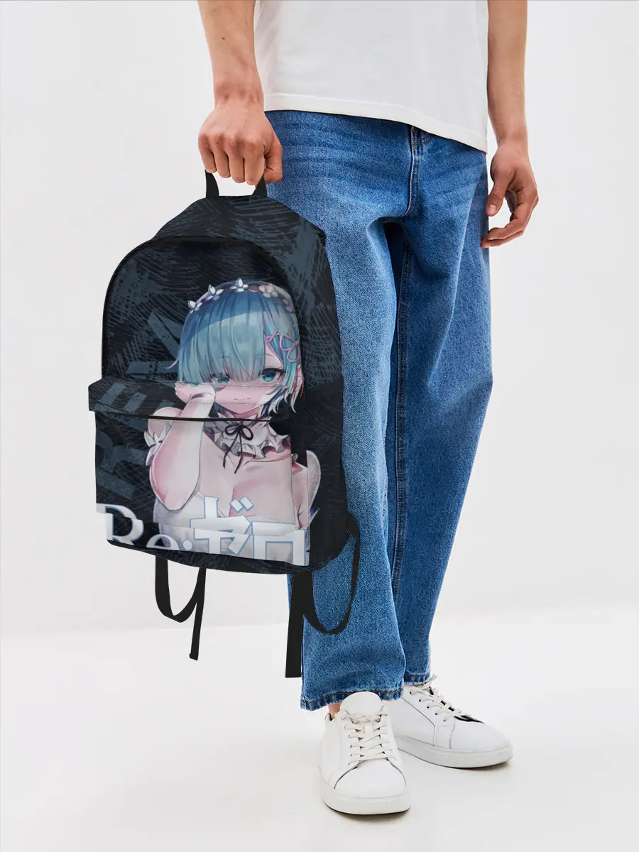 Рюкзак джинсовый / Рем Re:Zero