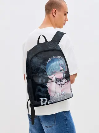 Рюкзак джинсовый / Рем Re:Zero