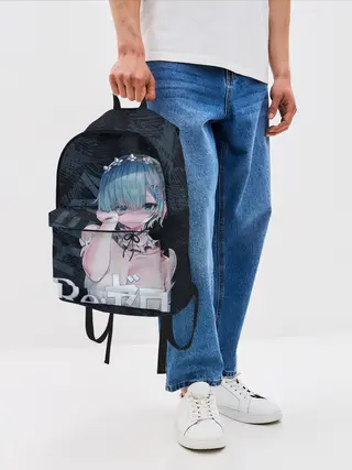 Рюкзак джинсовый / Рем Re:Zero