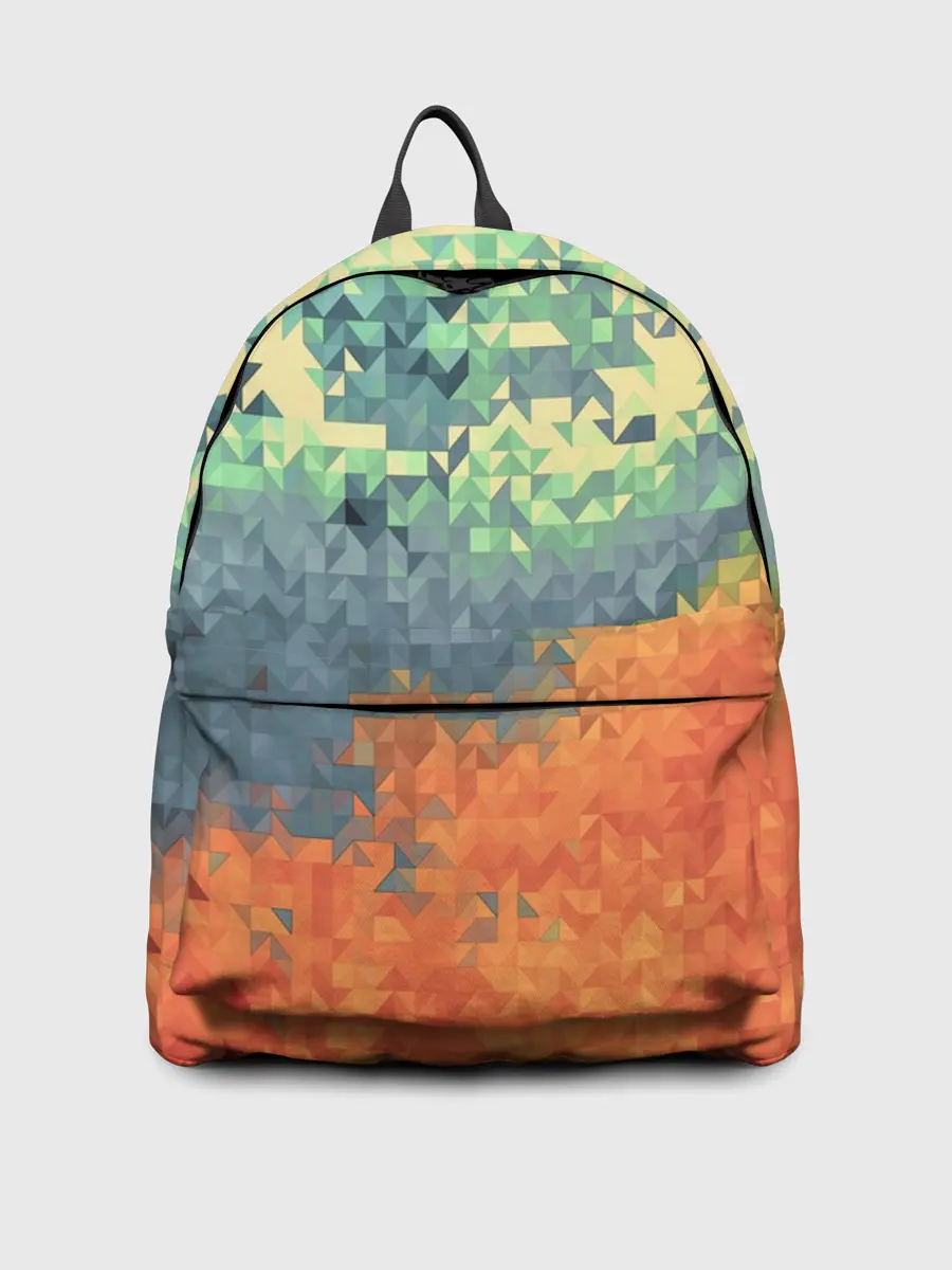 Рюкзак джинсовый / Стихия: лед и пламя