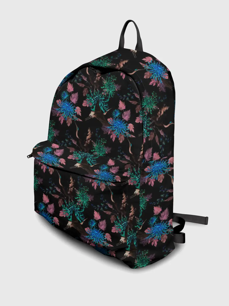 Рюкзак джинсовый / Ночные птицы