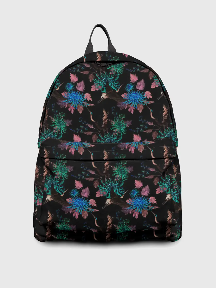 Рюкзак джинсовый / Ночные птицы