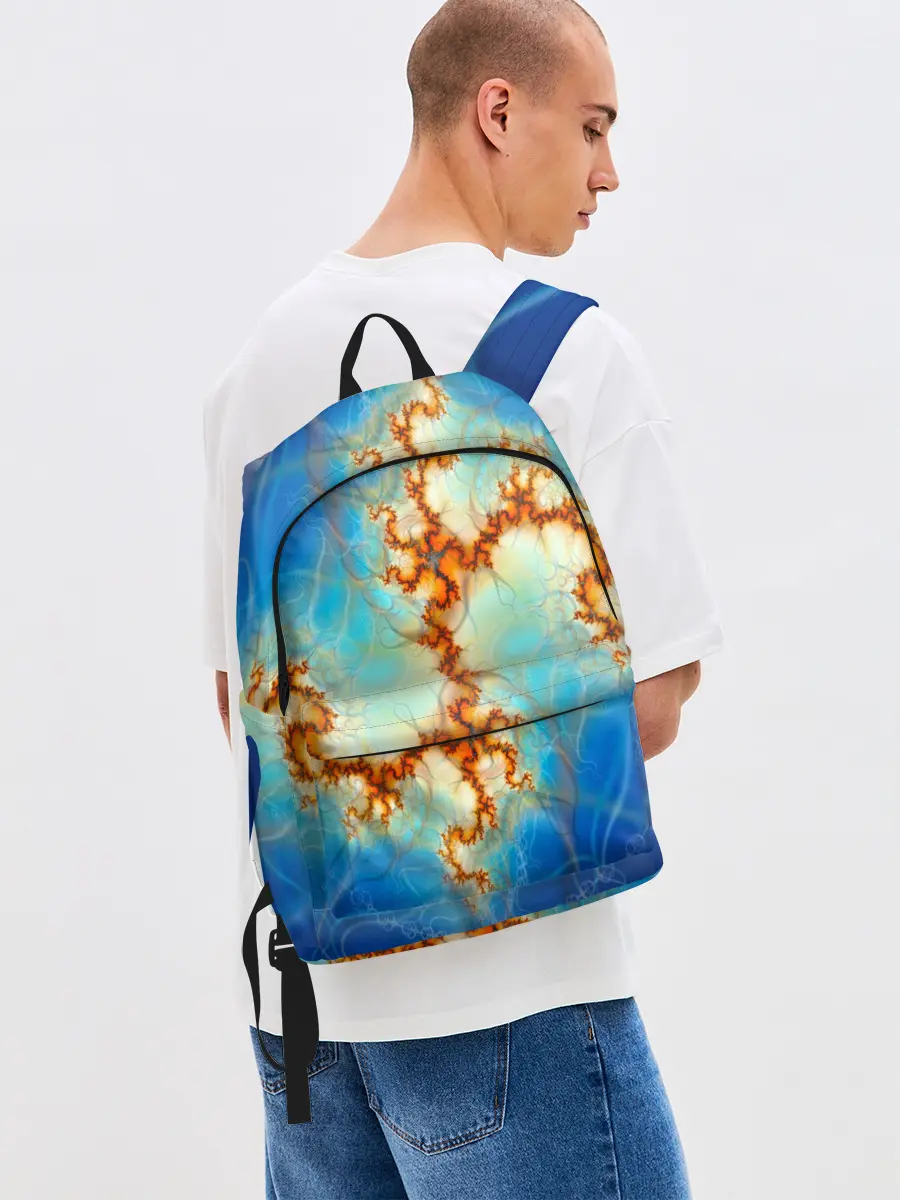 Рюкзак джинсовый / Абстрактное представление