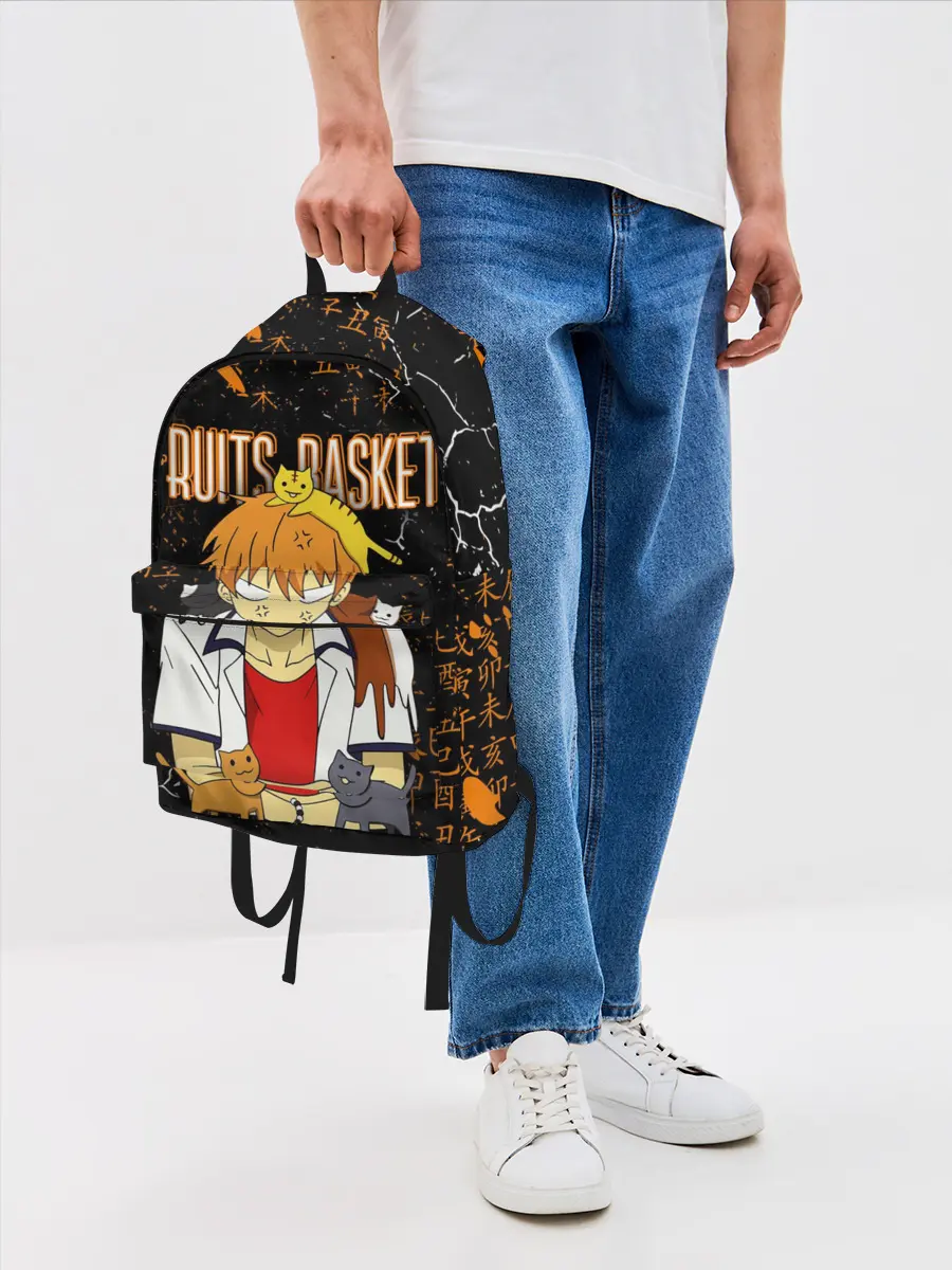 Рюкзак джинсовый / FRUITS BASKET / КЁ СОМА