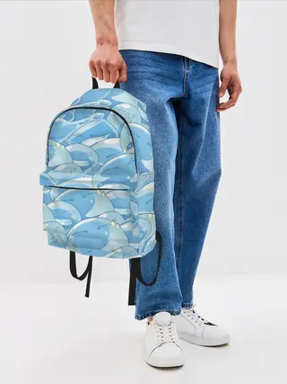 Рюкзак джинсовый / О МОЕМ ПЕРЕРОЖДЕНИЕ В СЛИЗЬ