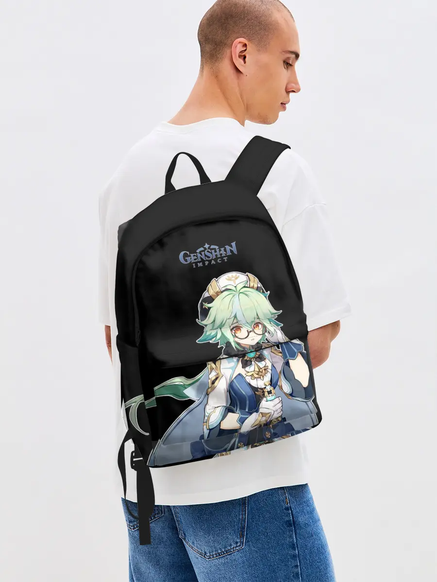 Рюкзак джинсовый / ГЕНШИН | НОЕЛЛЕ