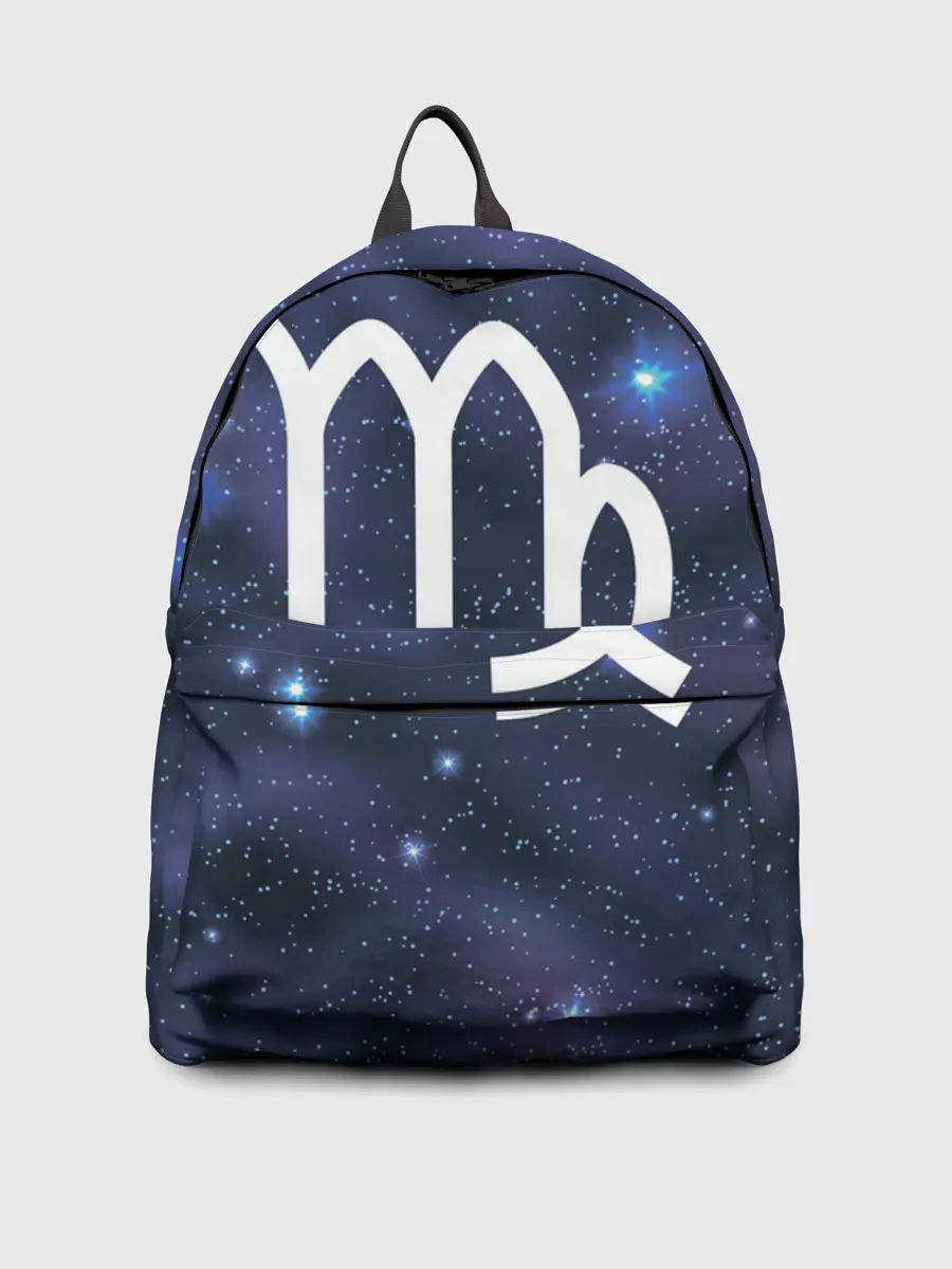 Рюкзак джинсовый / Дева / Virgo, Знак зодиака