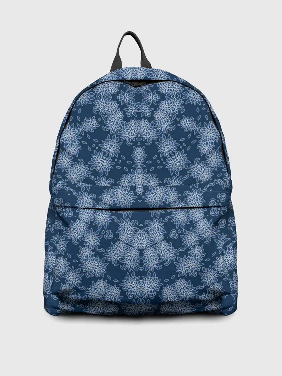 Рюкзак джинсовый / Модный абстрактный узор