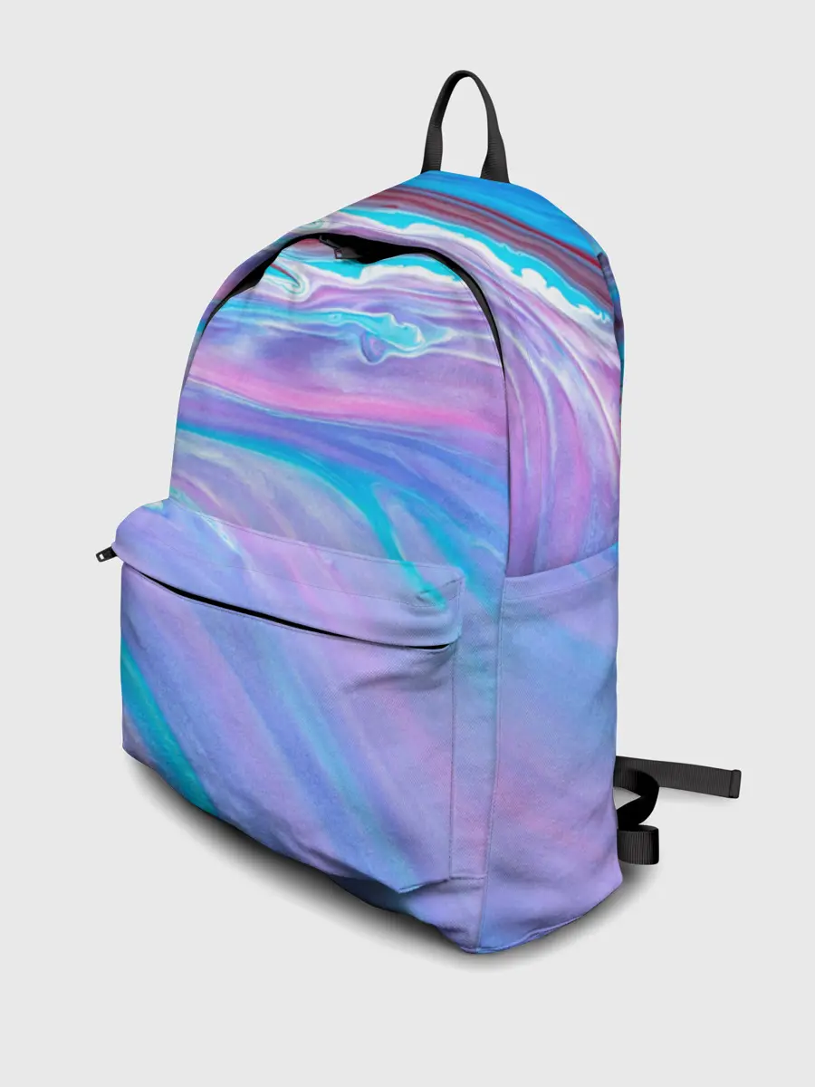 Рюкзак джинсовый / Абстрактный прилив