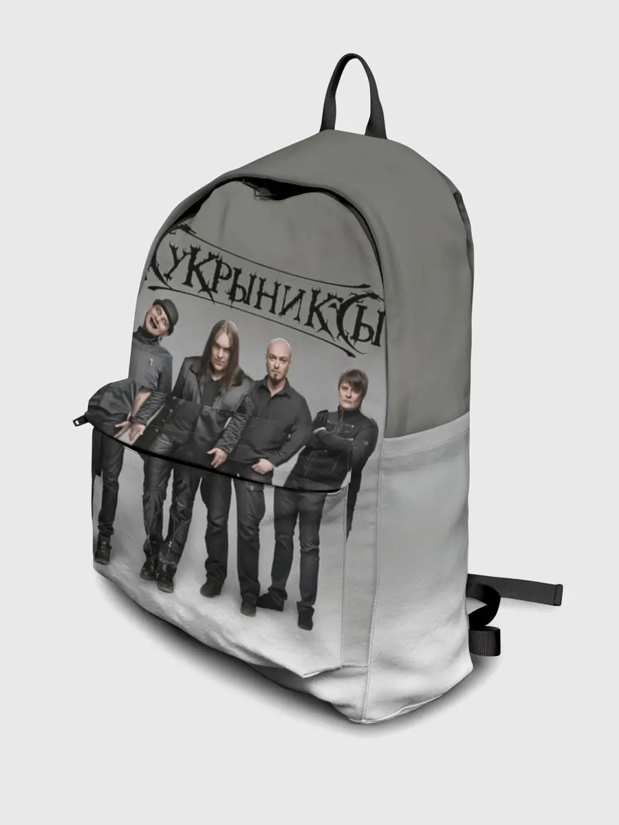 Рюкзак джинсовый / Кукрыниксы рок группа