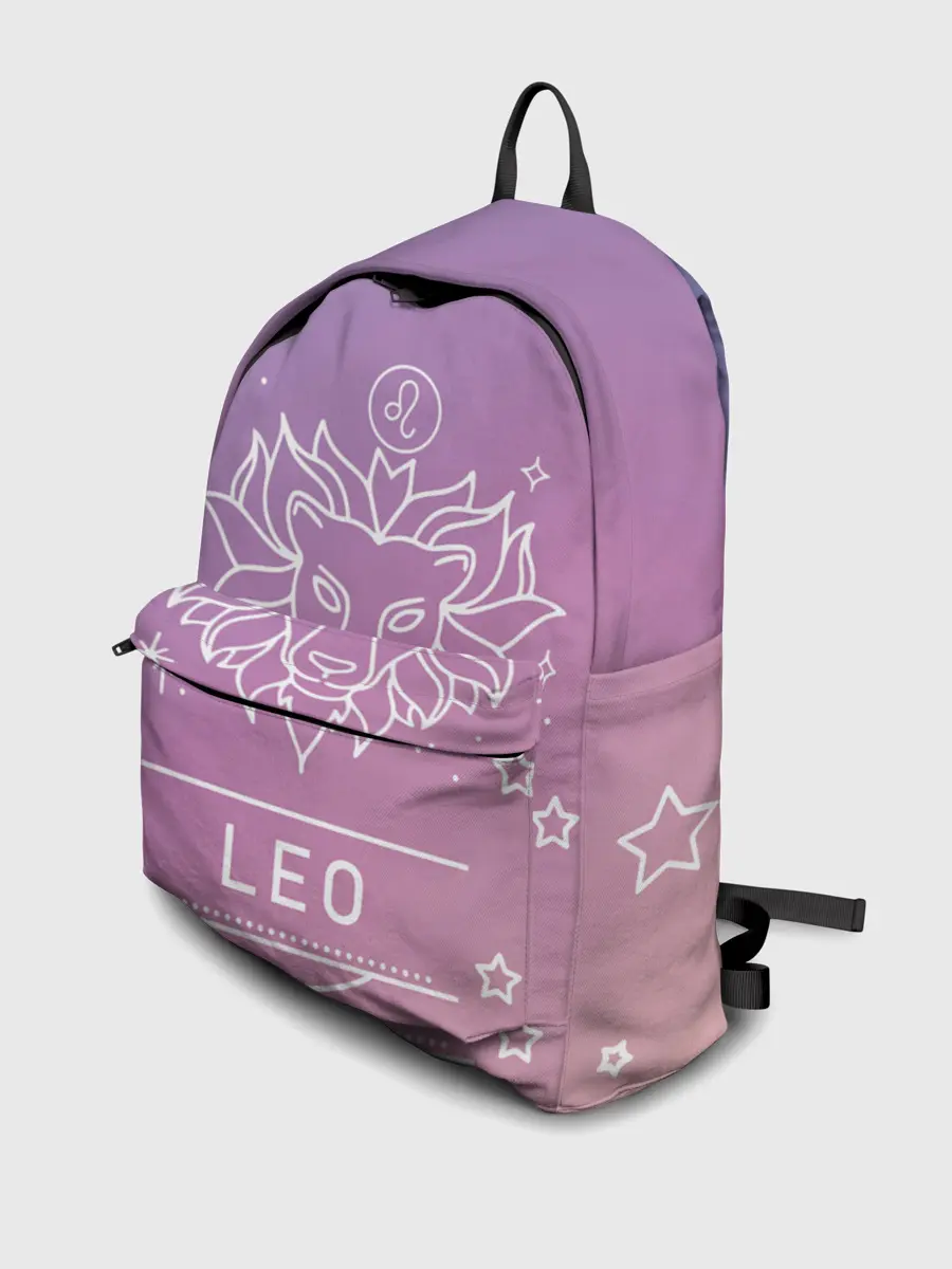 Рюкзак джинсовый / Знак Лев