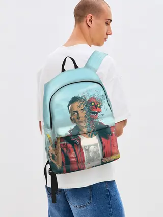 Рюкзак джинсовый / Обложка Logic