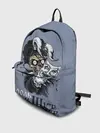 Рюкзак джинсовый / Череп с маской КиШ
