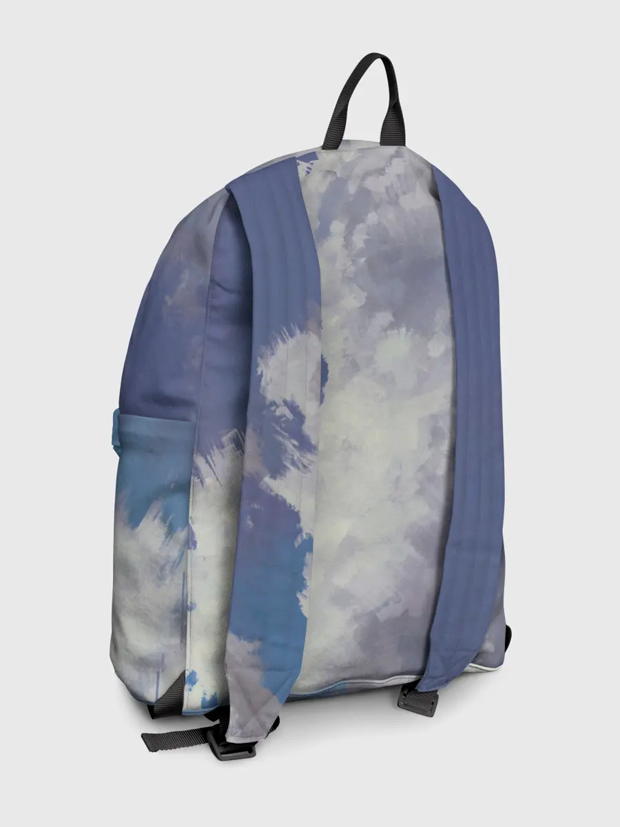 Рюкзак джинсовый / Летящая девушка