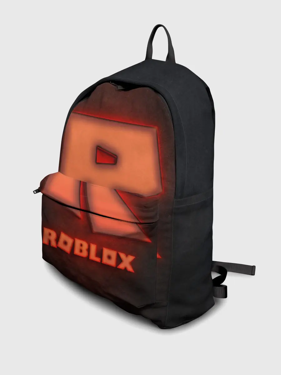 Рюкзак джинсовый / ROBLOX NEON RED