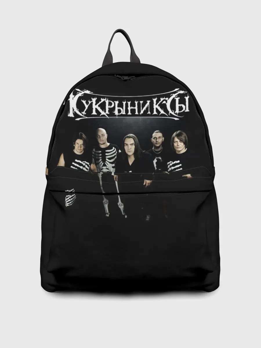 Рюкзак джинсовый / Рок группа Кукрыниксы