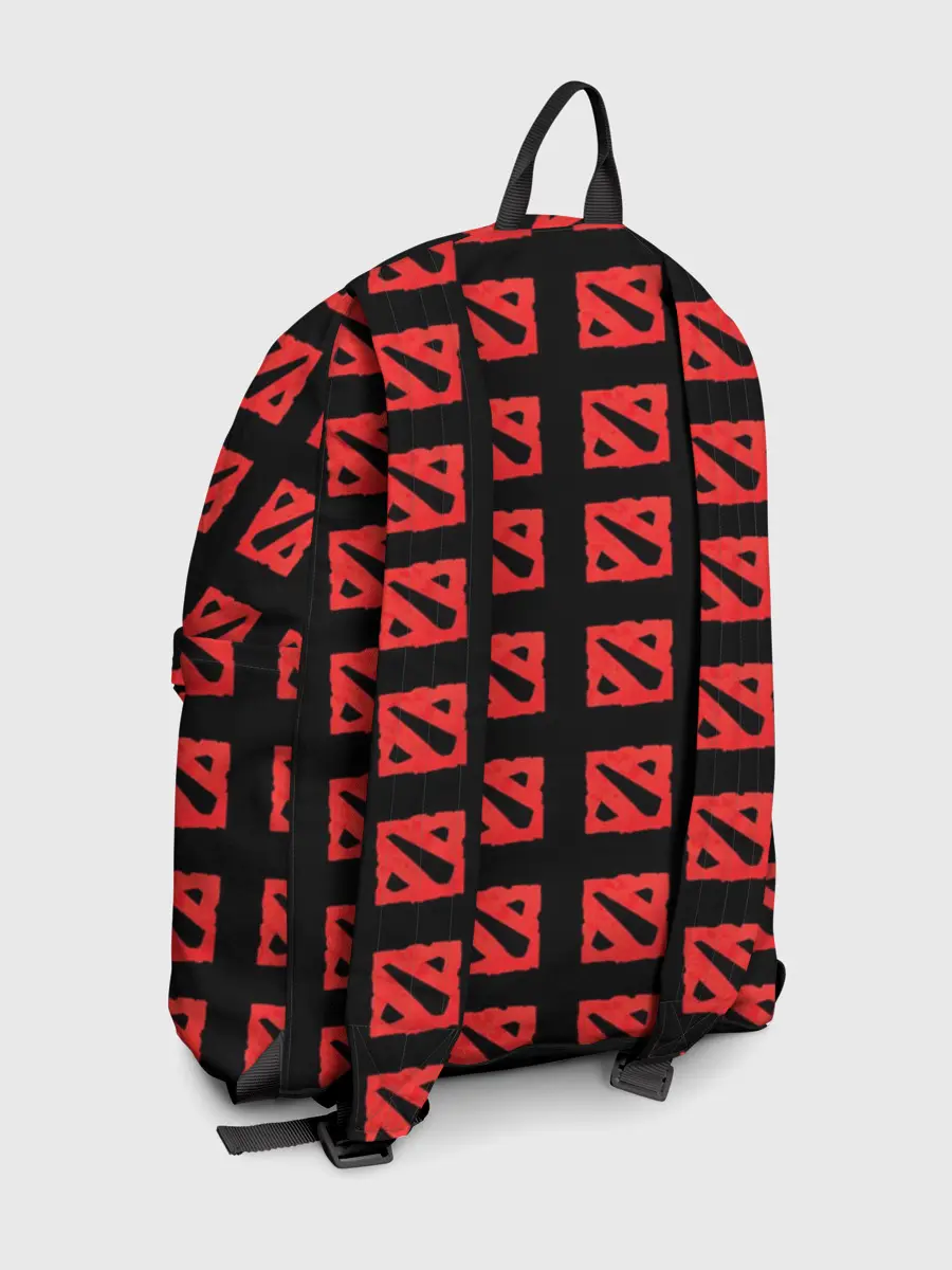 Рюкзак джинсовый / Сетка из эмблемы Dota 2