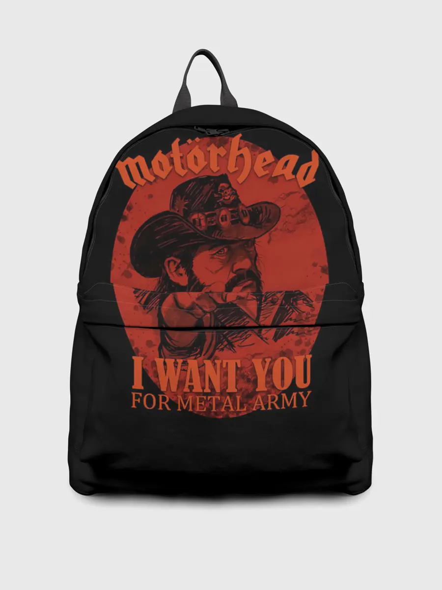 Рюкзак джинсовый / Ты нужен армии метала