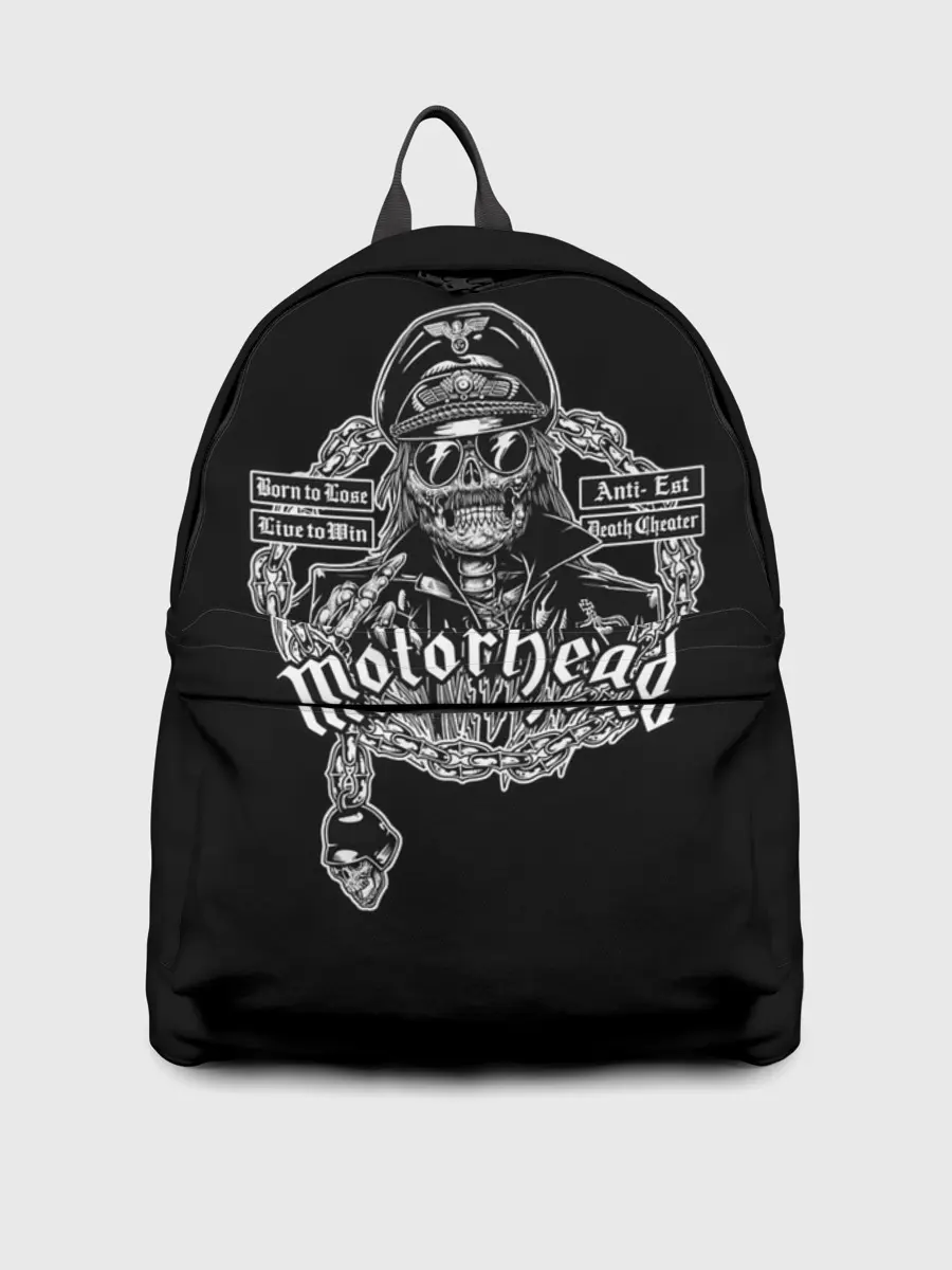 Рюкзак джинсовый / Скелет Лемми