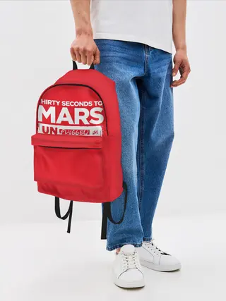Рюкзак джинсовый / Thirty Seconds to Mars UN PLUGGED