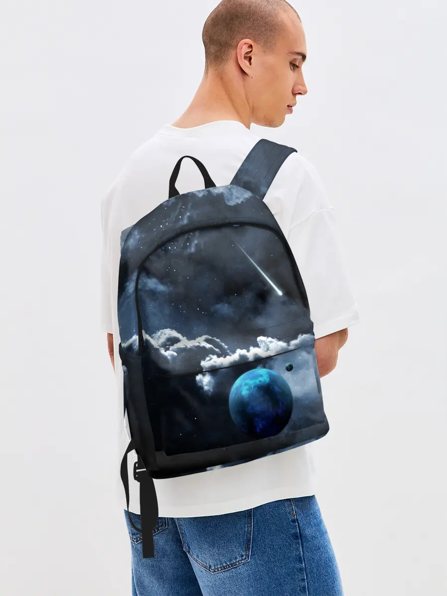 Рюкзак джинсовый / КОСМИЧЕСКИЕ ОБЛАКА