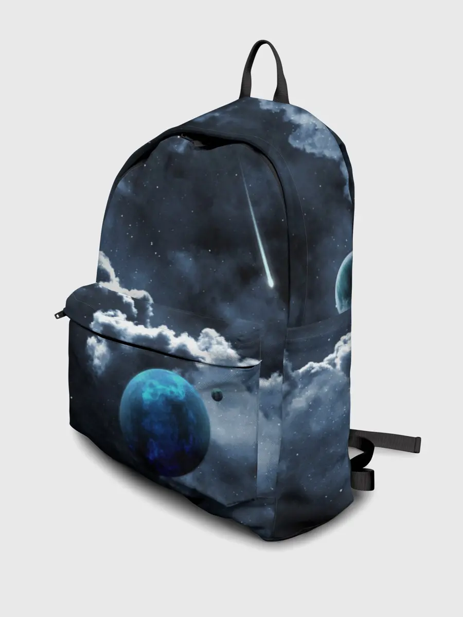 Рюкзак джинсовый / КОСМИЧЕСКИЕ ОБЛАКА