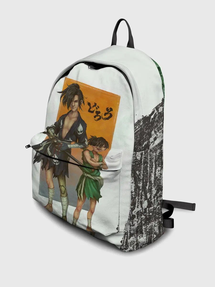 Рюкзак джинсовый / Хяккимару и Такебо | Дороро