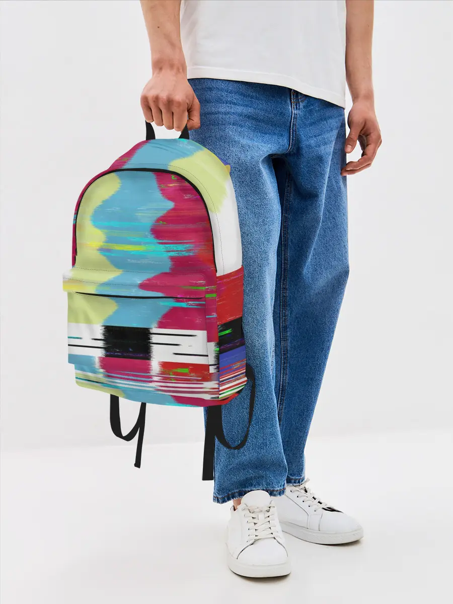 Рюкзак джинсовый / TV glitch