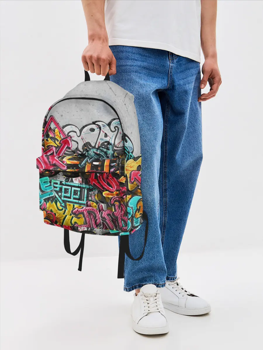 Рюкзак джинсовый / Graffiti on the wall