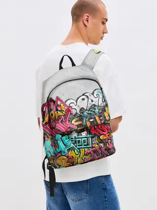 Рюкзак джинсовый / Graffiti on the wall