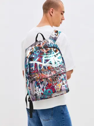 Рюкзак джинсовый / Wall graffiti