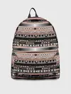 Рюкзак джинсовый / Полосатый этнический орнамент