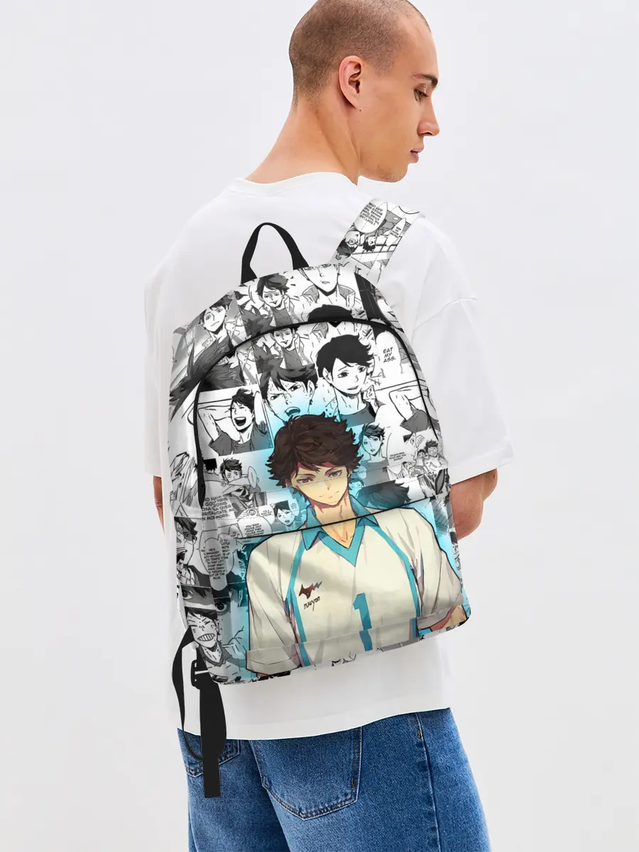 Рюкзак джинсовый / ТООРУ ОЙКАВА / OIKAWA TORU