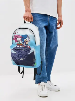 Рюкзак джинсовый / SONIC | AMY ROSE