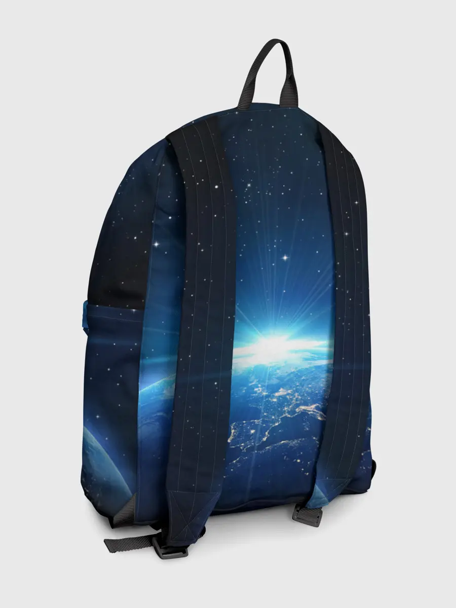 Рюкзак джинсовый / Лунный корги | Space Corgi