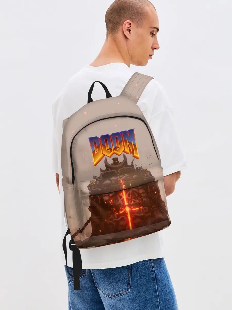 Рюкзак джинсовый / DOOM | ДУМ