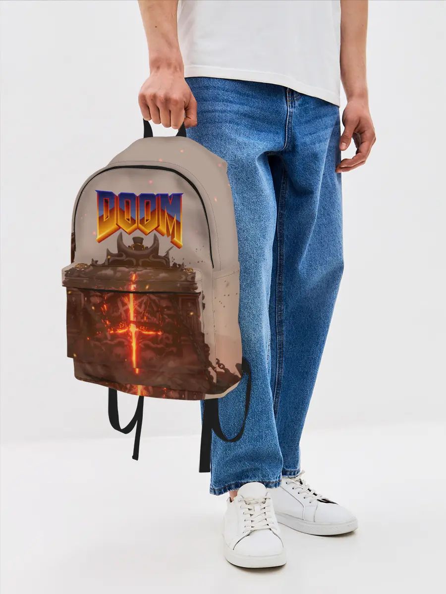 Рюкзак джинсовый / DOOM | ДУМ
