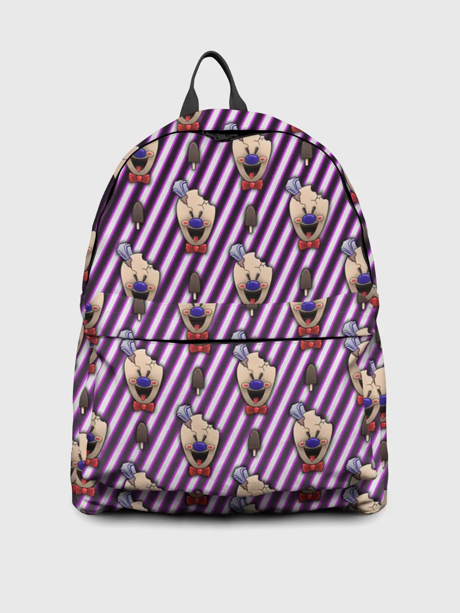 Рюкзак джинсовый / ICE SCREAM розовый паттерн