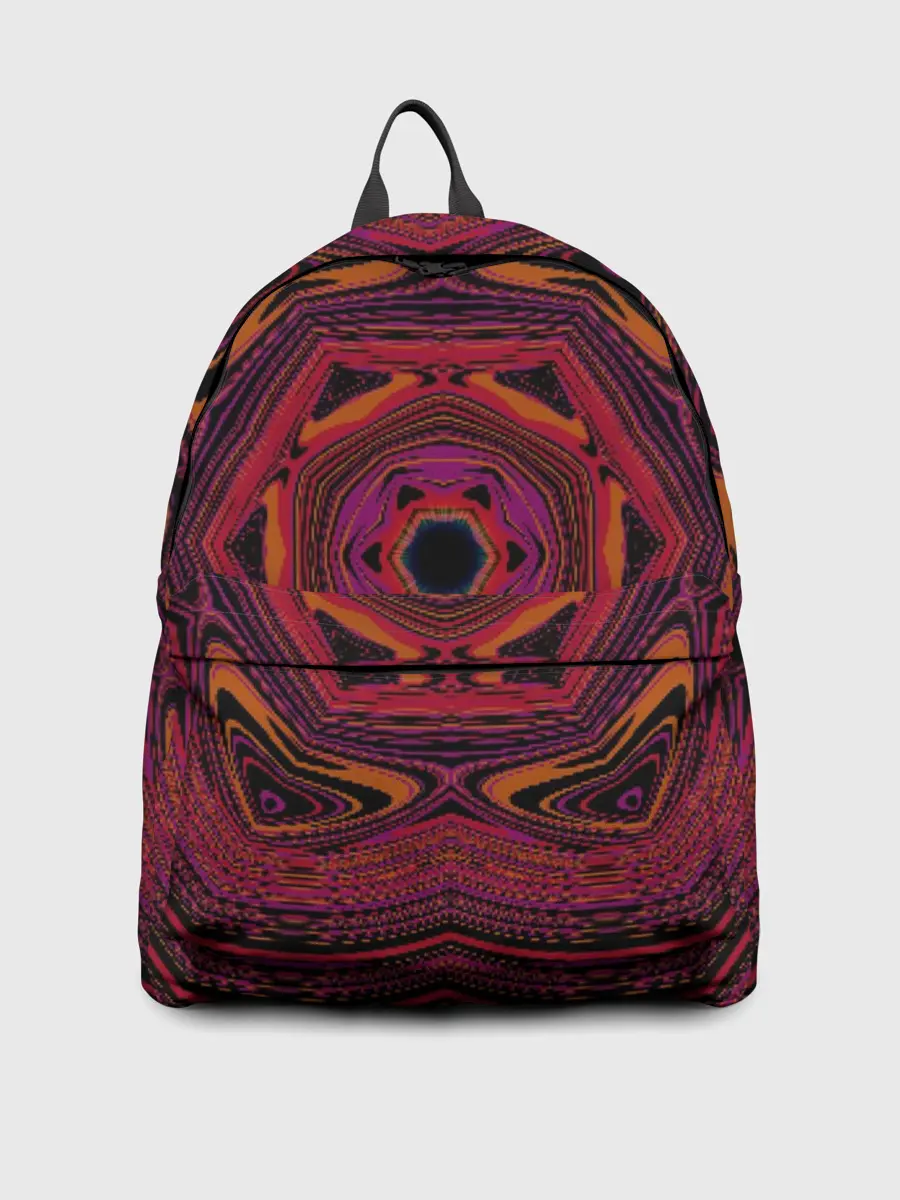 Рюкзак джинсовый / Абстрактный калейдоскоп