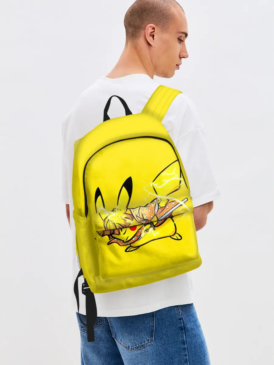 Рюкзак джинсовый / Пикачу Зеницу клинок демонов