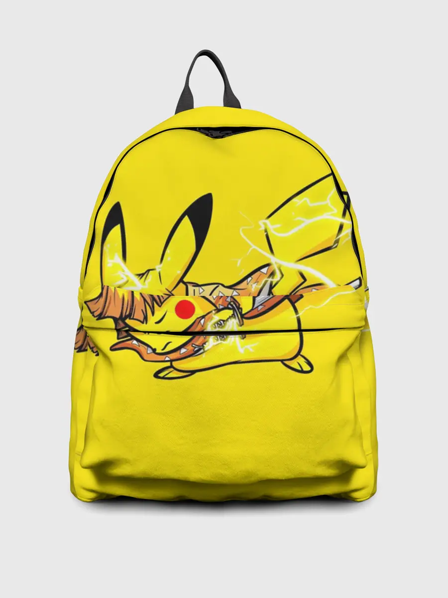 Рюкзак джинсовый / Пикачу Зеницу клинок демонов