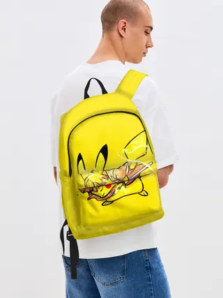 Рюкзак джинсовый / Пикачу Зеницу клинок демонов