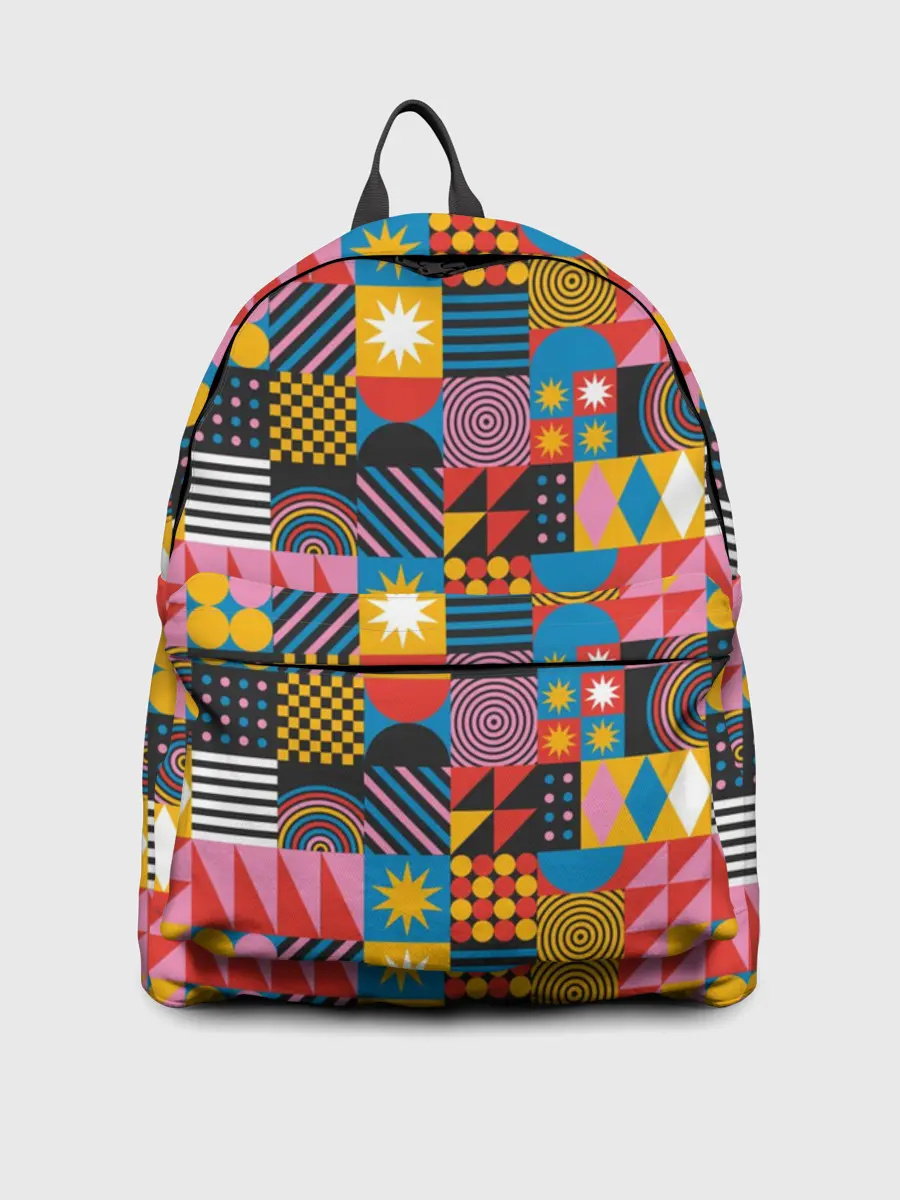 Рюкзак джинсовый / Печворк. Мозаика.Настроение