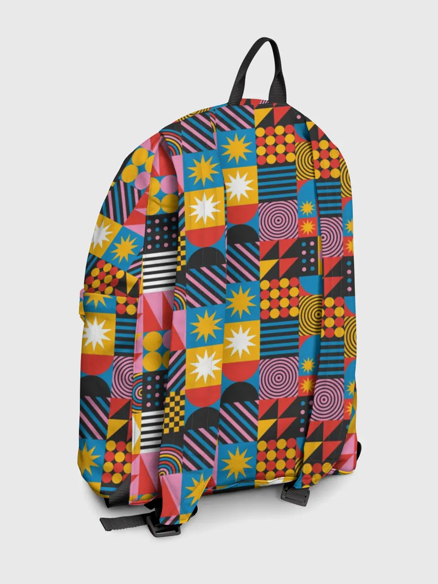 Рюкзак джинсовый / Печворк. Мозаика.Настроение